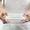 Borosil KLIP-N-STORE RECTANGULAR - 640 ML (Transparent) view 3