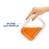Borosil KLIP-N-STORE RECTANGULAR - 640 ML (Transparent) view 4