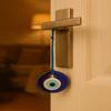 TurkCeramics by OMKAR INTERNATIONAL Turkish Evil Eye Nazar Battu Hanging  Feng Shui Wall Charm for Car, Home, Office, Wallet, Vastu, Door Handle, Entryway (5 cm, Blue) view 2