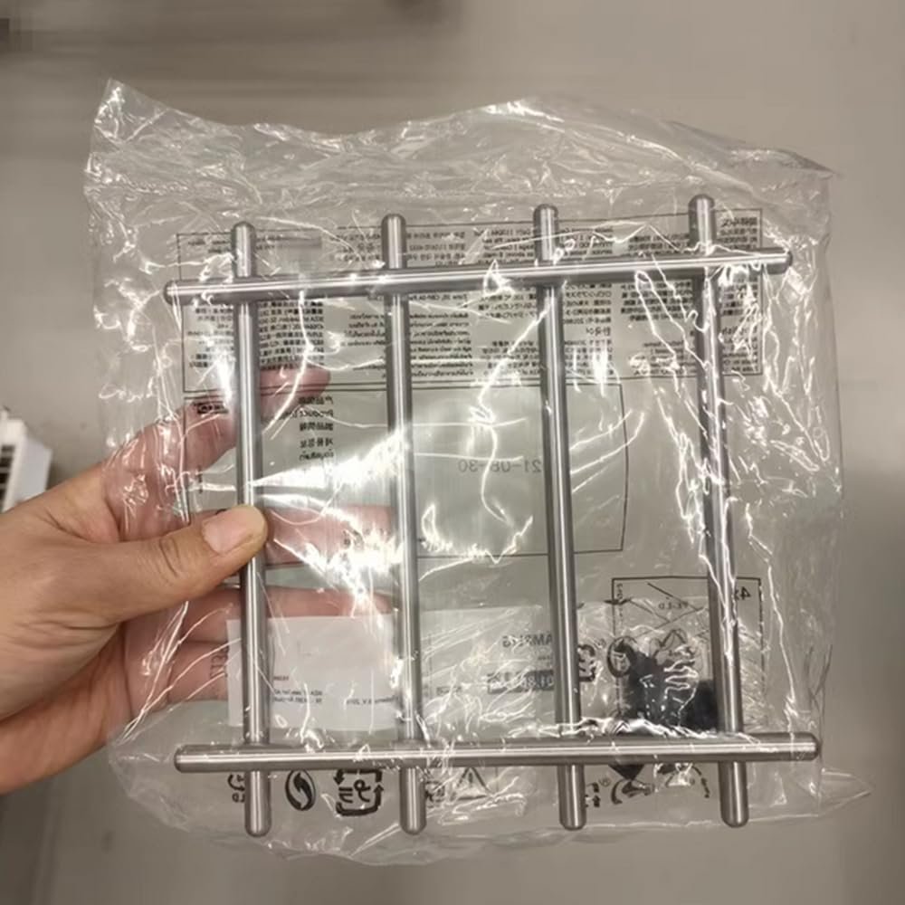 Ikea 001.860.41 Lamplig Trivet, 7 by 7-Inch, Stainless Steel, Set of 2