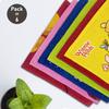 Sassoon Disney Printed Assorted Cotton Kids Face Towel Set of 6 with Gift Box- Multicolor (30cm X 30cm) view 3
