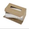 Ecoleatherette - Tissue Box Holder with 100 Pulls Cotton Rags Tissue | Handcrafted Fine Leather - Like Finish | for Gifting, Office Desks, Cars & Home Dcor | Durable & Water Resistant view 4