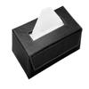 Ecoleatherette - Tissue Box Holder with 100 Pulls Cotton Rags Tissue | Handcrafted Fine Leather - Like Finish | for Gifting, Office Desks, Cars & Home Dcor | Durable & Water Resistant view 1