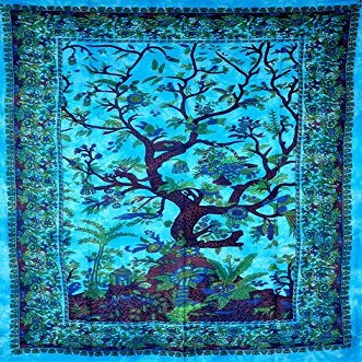Handicrunch Tree of Life Tapestries , Hippie Tapestries , Bohemian Boho Tapestry , Dorm Tapestry ,Wall Tapestries, Tapestry Wall Hanging - ModTrad