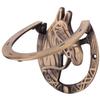 Ace Antique Finish Brass Horse Shoe Door Knocker (5 inches X 4.5 inches) view 3