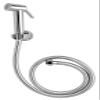 CERA Health Faucet ABS Body with Wall Hook and 1-Meter Stainless Steel Chrome Finish Braided Rubber Hose | Durable & Functional | F8030103 view 1