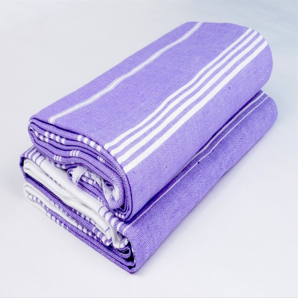 Sathiyas Supreme Turkish Cotton Bath Towel- Combo (Lavender)(30*60)