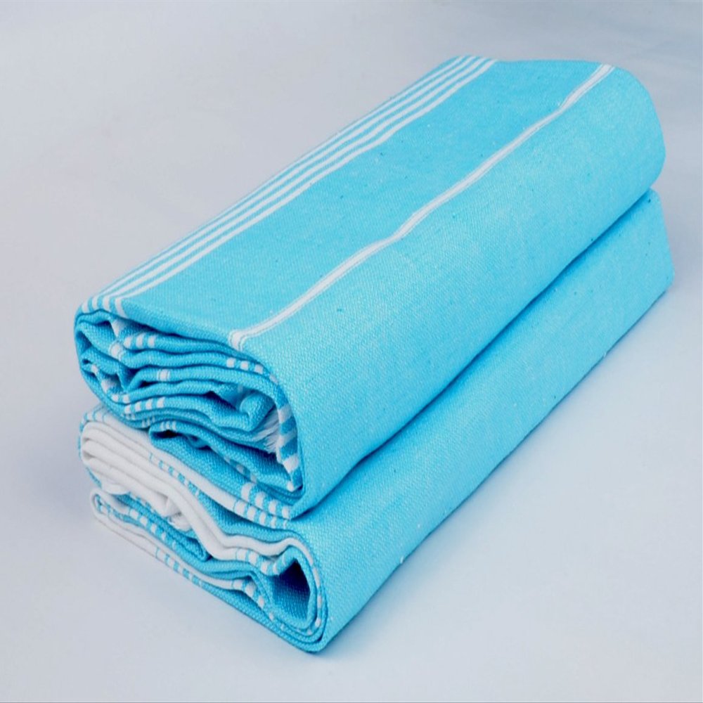 Sathiyas Supreme Turkish Cotton Bath Towel- Combo (Blue)(30 * 60)
