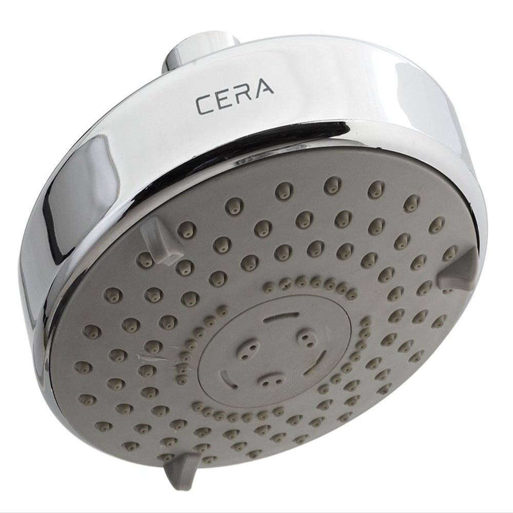 CERA Stainless Steel 120mm Shower Head - Multicolour | Efficient, and Durable | Round in shape | Easy installation | Brass F7020305CH