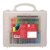 Faber-Castell Oil Pastels Set of 50 Easy to Pack and Carry Colour Tool Box (Plastic Box Packing) view 2