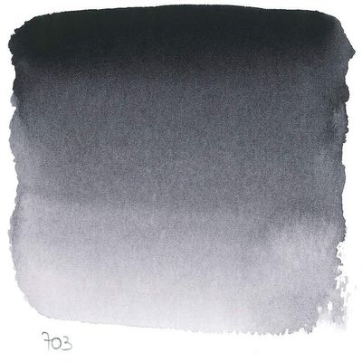 Sennelier l'Aquarelle French Artists' Watercolour 10 ML Black/White/Grey (Payne's Grey)