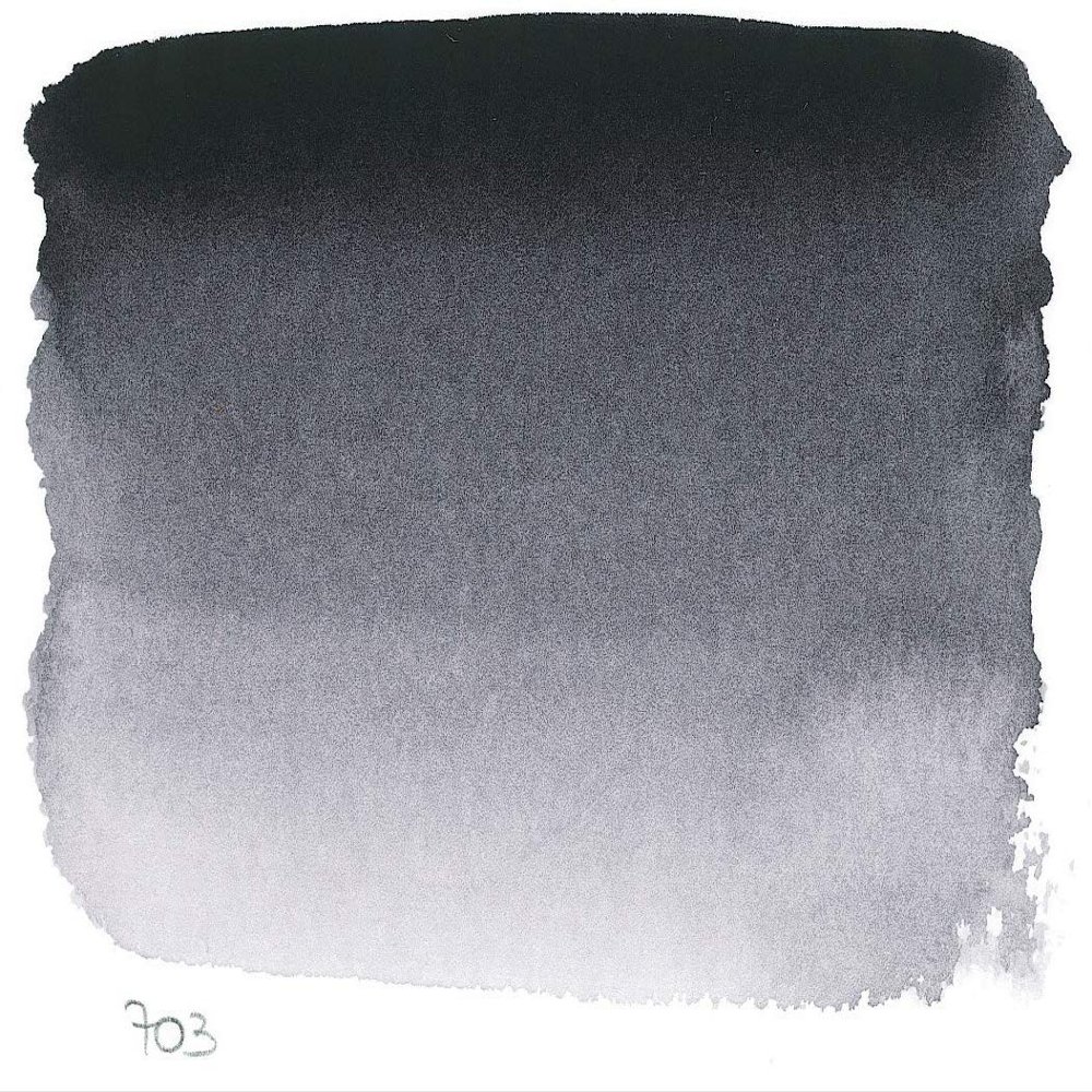 Sennelier l'Aquarelle French Artists' Watercolour 10 ML Black/White/Grey (Payne's Grey)