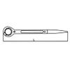 Yato Construction Wrench with Ratchet YT-4930|Spanner Set Tools Kit|Tool Set|Industrial Use|Tool Kit Set for Home Use|Toolkit|Spanner Kit|Spanner for Home|Power Tools|Home Tools 10X12mm, Steel view 2