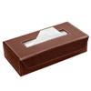 Ecoleatherette - Tissue Box Holder with 100 Pulls Cotton Rags Tissue | Handcrafted Fine Leather - Like Finish | for Gifting, Office Desks, Cars & Home Dcor | Durable & Water Resistant view 1