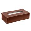 Ecoleatherette - Tissue Box Holder with 100 Pulls Cotton Rags Tissue | Handcrafted Fine Leather - Like Finish | for Gifting, Office Desks, Cars & Home Dcor | Durable & Water Resistant view 3