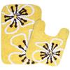 Saral Home Cotton Bathmat with Contour mat(Yellow, 40X60 CM) view 1