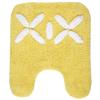 Saral Home Cotton Rectangular Bathmat with Contour Mat(Yellow, 40X60 Cm) view 4