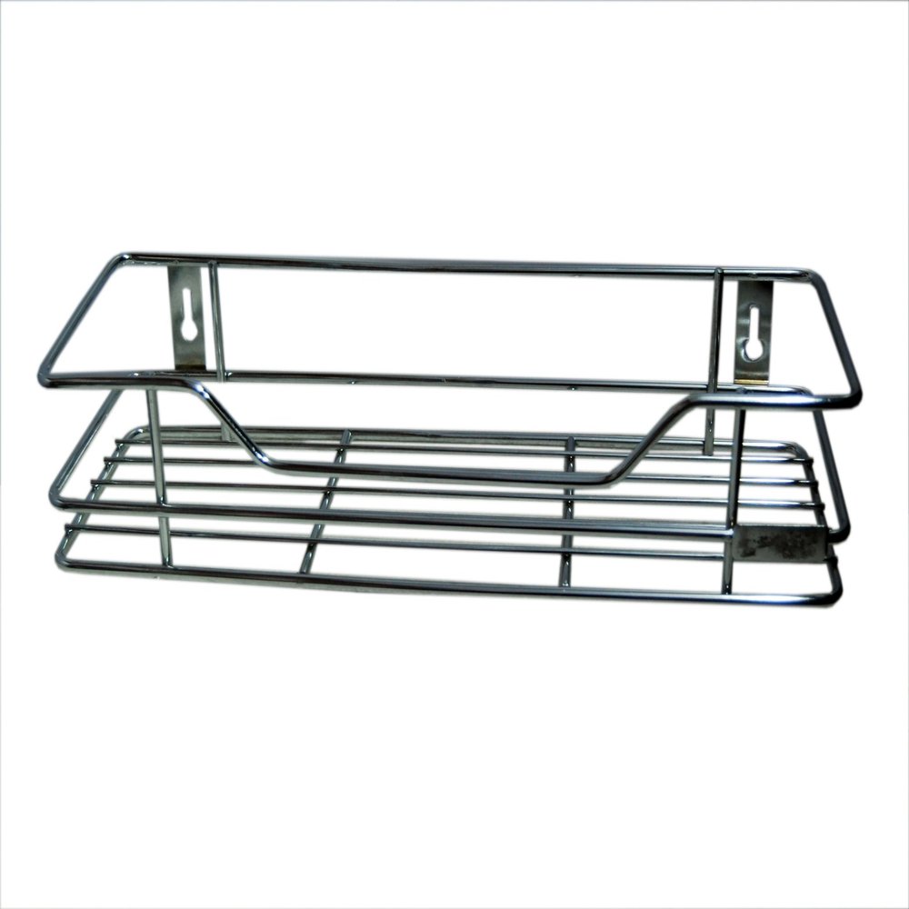 Berio Wired Steel Shelf for Bathroom/Kitchen etc - 15 Inch X 5 Inch Rack Shelf