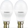 Crompton Polycarbonate B22 Led-12Wdf-Cdl-Bi 12-Watt Led Lamp (Pack Of 2, Cool Day Light) view 1