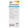 Mont Marte Professional Stencil Brush Set (Brown) view 2