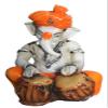 Karigaari India Polyresine Ganesha Playing Tabla Idol view 1