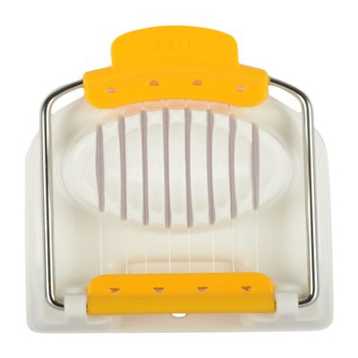 Kai Japan Stainless Steel Egg Slicer, White & Yellow