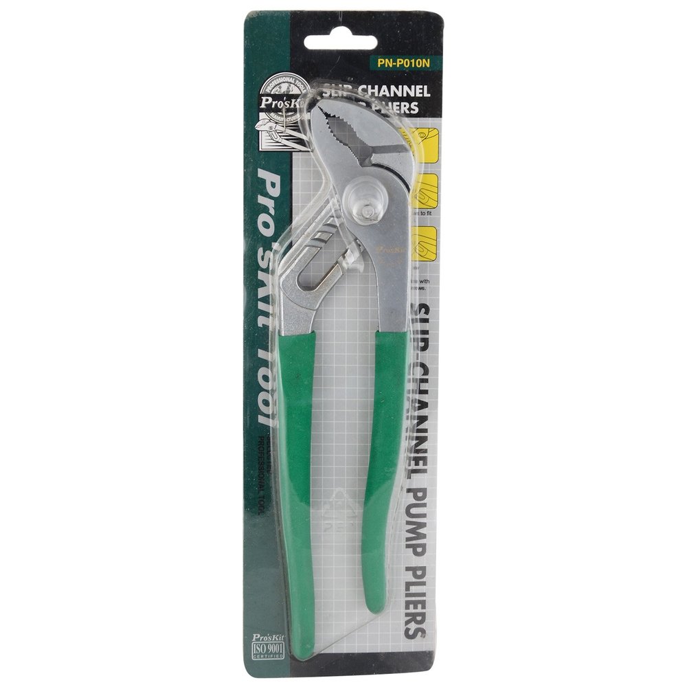 Proskit PN-P010N, Slip-Channel Pump Plier 10" (254mm) (Pack of 1)