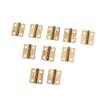 Mini Cabinet Drawer Butt Hinge (Golden) -10 PCs view 2