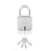 Godrej Square 8 levers Padlock 8154 Steel Finish with 4 Keys view 1