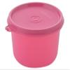 Signoraware 500ml Modular Storage Container with Lid | Food Grade Bpa-Free Plastic Jar Boxes | Freezer Microwave Safe Leak-Proof | Unbreakable Kitchen Organizers (Oval | Set 3 Red) view 3