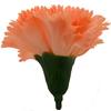 Fourwalls Artificial Synthetic Single Carnation Flower Stick (45 cm Tall, Set of 15, Yellow) (Peach) view 4