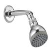 Kamal Brass Continental Overhead Shower With Arm | Wall Mounted | Round Shape | Wall Flange Included - Silver (Pack of 1) view 1