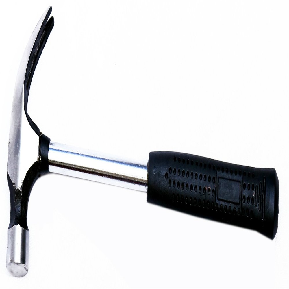 GLOBUS Forged Steel Claw Hammer 250 gms with Steel handle and Rubber Grip