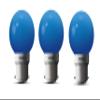 wipro Safe Lights N10004 B22 0.5-Watt LED Night Lamp (Blue, Pack of 3) view 1