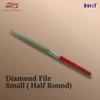 Excel Diamond File (Half Round Profile) Total Length 160 mm. Diamond Coating Length 75 mm, Grit - 80 US mesh. view 3