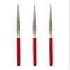 Diamond File (Needle) Total Length 160 mm Diamond Coating Length 75 mm, Grit 80 US mesh view 2