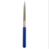 Excel Diamond File (Round Profile) Total Length 240 mm. Diamond Coating Length 110 mm, 80/100 US mesh view 1
