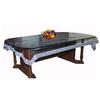 Ans Dinning Table Cover Transperent 6 Seater Transperent Table Protector Rectangle Silver Border view 1