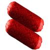 Belive-Me Velvet Embos Standard Size Maslan Cover for Diwan Long Pillow Bolster Covers (Set of 2 Pieces, Red) view 1