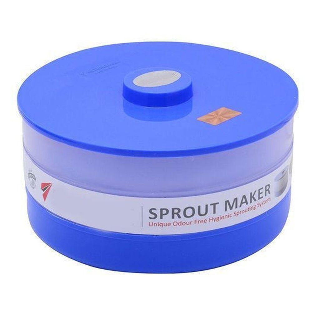 ascension Plastic Sprout Maker With 3 Compartment - Multicolour