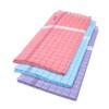 Sathiyas 480 GSM 3 Piece Bath Non-Terry Cotton Towel Ultra Absorbent Super Soft and Comfortable-Quick Drying Towel (Blue, Lavender, Red 75 cm X 150 cm) view 1