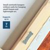 100 Sawtooth Picture Hangers No Nail - 1 Inch - Zinc view 3