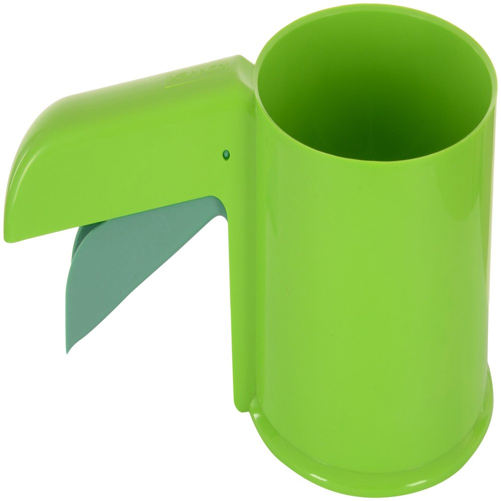 Konvex Plastic Flour Sifter (13 cm x 7 cm x 14 cm, Green)