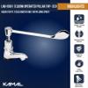 KAMAL Eco Brass Pillar Cock Faucet | Elbow Action Tap | Deck Mount Installation | Hygienic Chrome Finish | Ideal for Laboratory & Operation Theatre Use | Durable & Rust-Resistant | Silver view 2