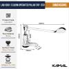 KAMAL Eco Brass Pillar Cock Faucet | Elbow Action Tap | Deck Mount Installation | Hygienic Chrome Finish | Ideal for Laboratory & Operation Theatre Use | Durable & Rust-Resistant | Silver view 4