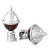 JAKABA Antique Copper Stainless Steel and Alloy Curtain Finials with Supports - Pack of 4 Pcs. (Finials : 2 Pcs + Supports : 2 Pcs) : Curtain Brackets/Holders - JKB5251AC view 2