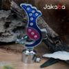 JAKABA Blue Finish Stainless Steel and Alloy Curtain Finials with Heavy Supports - Pack of 4 Pcs. (Finials : 2 Pcs + Supports : 2 Pcs) : Curtain Brackets/Holders for Window/Door - JKB5551BL view 2