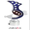 JAKABA Blue Finish Stainless Steel and Alloy Curtain Finials with Heavy Supports - Pack of 4 Pcs. (Finials : 2 Pcs + Supports : 2 Pcs) : Curtain Brackets/Holders for Window/Door - JKB5551BL view 4