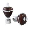 JAKABA Antique Copper Stainless Steel and Alloy Curtain Finials with Supports - Pack of 4 Pcs. (Finials : 2 Pcs + Supports : 2 Pcs) view 2