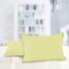 AURAVE Solid Cotton 220 TC Pillow Covers  Standard Size | Soft, Breathable & Durable | Luxury Hotel Quality with Envelope Closure - 18 X 27 Inches, Beige, 2 Piece view 1